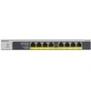 NETGEAR GS108LP Unmanaged Gigabit Ethernet (10/100/1000) Power over Ethernet (PoE) 1U Juodas, Pilkas