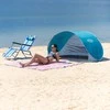 Išskleidžiama paplūdimio palapinė Nils Camp NC3174 pilka-turkio