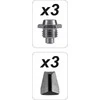 YATO Pneumatinis kniedijimo pistoletas, 2,4-5 mm, YT-36171