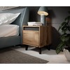 Cama Meble Naktinis Staliukas - NORD 40x38x45 cm Ąžuolas/Antracitas