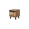 Cama Meble Naktinis Staliukas - NORD 40x38x45 cm Ąžuolas/Antracitas