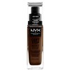 Nyx Can't Stop Won't Stop pilnai dengiantis makiažo pagrindas Deep Ebony 30ml