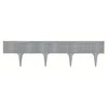 Prosperplast Dekoratyvinė tvorelė IBWI L390cm H18.6cm plastikinė/pilka