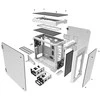 Thermaltake View 71 Riing grūdintas stiklas, sniegas