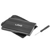 NATEC UKZ-1003 UGO HDD/SSD enclosure for 2.5" SATA - USB2 Aluminum juodas