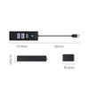Orico Hub adapteris USB prie 2x USB 3.0 + USB-C, 5 Gbps, 0.15 m (juodas)