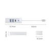 Orico Hub adapteris USB-C prie 2x USB 3.0 + USB-C, 5 Gbps, 0,15 m (baltas)