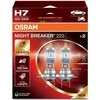 Osram lemputės Night Breaker ,+220%, H7, 55W,2 vnt, DUO 64210NB220