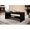 Cama Meble Kavos Staliukas - Pafos 120x60x50 Cm Juodas Matinis