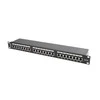 LANBERG PPS5-1024-B Patch Panel 24 prievadas 1U kat. 5e ekranuotas juodas