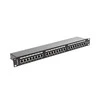 LANBERG PPS5-1024-B Patch Panel 24 prievadas 1U kat. 5e ekranuotas juodas