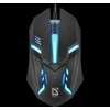 Žaidimų Pelė - Defender Cyber MB-560L Juoda 1200dpi 3P