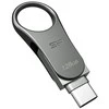 „Silicon Power Mobile C80“ USB atmintinė 128 GB A tipo USB / C tipo USB 3.0 (3.1 Gen 1) Titanium