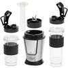 Adler | Maišytuvas | AD 4081 | Tabletop | 800 W | Jar material BPA Free Plastic | Jar capacity 0.4 + 0.57 L | Ice crushing | Juodas/Nerūdijantis plienas