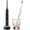 Elektriniai dantų šepetėliai Philips Sonicare DiamondClean 9000, HX9914/57, 2 vnt. (juodas ir baltas)