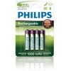 Philips Įkraunama baterija R03B4RTU10/10, Įkraunama baterija, AAA, Nikelio-metalo hidrido (NiMH), 1,2 V, 1000 mAh, Cd (kadmis), Hg (gyvsidabris)