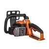 Black &amp; Decker 18V 2,0Ah ličio jonų akumuliatorinis grandininis pjūklas 25 cm, GKC1825L20-QW