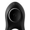 Satisfyer Legendary Duo juodas vibruojantis gaidžio žiedas