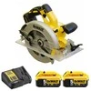 Akumuliatorinis diskinis pjūklas Dewalt DCS570P2 18V 2x5Ah