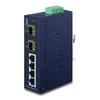 Šakotuvas PLANET ISW-621TF tinklo komutatorius Ne-valdomas L2 Fast Ethernet (10/100) Mėlyna