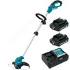 Makita UR100DWAE Akumuliatorinė žoliapjovė/trimeris, 10,8V, 2x2,0Ah Li-ion CLX, 230mm, 2,3kg