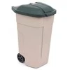 Keter CURVER WASTE BIN 110L BEIGE/Žalias