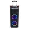 AIWA KBTUS-608 MKII 600W (80W RMS) nešiojama garso sistema su karaoke, šviesos efektais