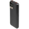„RivaCase“ išorinė baterija 10 000 mAh USB-C 20 W LCD, 1 x WE/WY USB-C PD 20 W, 2 x USB-A QC 3.0 18 W, JUODA