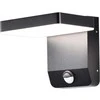 Sieninis šviestuvas V-tac 17W LED sieninis lauko šviestuvas, juodas, 4000K, IP65, su judesio davikliu