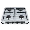 PROMIS KG400 Four-burner gas stove sidabrinis