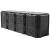 PROSPERPLAST kompostavimo dėžė Juoda 1600L 261 x 83 x 72cm