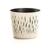 Vazonas SANDY ROUND su įdėklu 7,9 L D262xH222 mm kreminė sp. Prosperplast