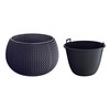 Prosperplast Gėlių vazonas, antracito spalvos, DKSP370-S433