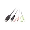 Adapteris ATEN 2xUSB-A, 1xDP, juodas / CS22DP / CS22DP-AT