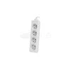 LANBERG PS0-04E-0150-W 1.5M Baltas 4X 230V Lanter EXTENSION PL. CABLE FROM FULL COPPER