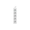 LANBERG PS0-05E-0150-W 1.5M Baltas 5X 230V Lanter EXTENSION PL. CABLE FROM FULL COPPER