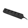 LANBERG PS0-05E-0300-BK 3M Juodas 5X 230V Lanter EXTENSION PL. CABLE FROM FULL COPPER