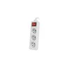 LANBERG PS1-03E-0150-W 1.5M Baltas LANTERGE CURVE 3X 230V PL WITH CIRCUIT BREAKER FULL COPPER