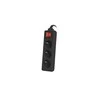 LANBERG PS1-03E-0300-BK 3M Juodas LANTERGE CURVE 3X 230V PL SU GRANDINĖS IŠJUNGIKLIU PILNAS VARINIS