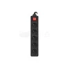 LANBERG PS1-05E-0300-BK 3M Juodas LANTERGE CURVE 5X 230V PL SU GRANDINĖS IŠJUNGIKLIU PILNAS VARIS