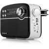 Radijas REAL-EL X-545 juodos spalvos