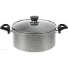 Ballarini Puodas BALLARINI Ferrara su 2 rankenos ir dangtelis granitas 24 cm FERG25D.24D