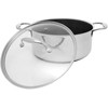 Puodas - Kohersen Juodas Kubas 24 Cm Su Dangčiu