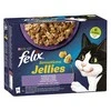 Purina Nestle Drėgnas Kačių Maistas - Purina Felix Sensations Mix Kalakutiena, Skumbrė, Aviena, Silkė - 12x85 g