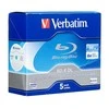 Diskai Mėlyna-ray Verbatim 50GB 6X BD-R DL 5vnt pilkos spalvos 43748
