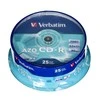 Verbatim CD-R AZO Crystal 0,7 GB, 52 x, 25 Pakuotės velenas