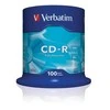 Kompaktinis diskas Verbatim CD-R 52x 700MB Extra protection 100 vnt.