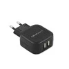 Įkroviklis - Qoltec 50188 Universalus AC/DC 17W Juodas