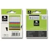QOLTEC Tape for DYMO D1 40913 9mm x 7m Baltas / Juodas overprint