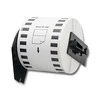 QOLTEC Tape for BROTHER DK-22205 62mm x 30.48m Baltas / Juodas overprint Volelis su rankena